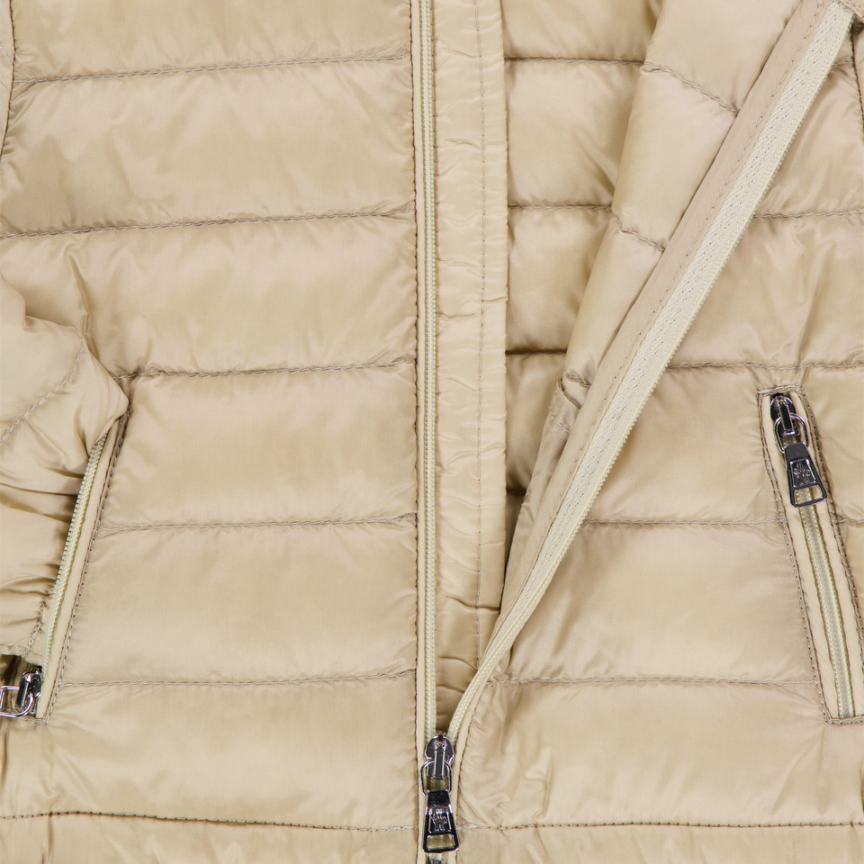 Moncler Acorus Baby Jongens Tussenjas In Beige