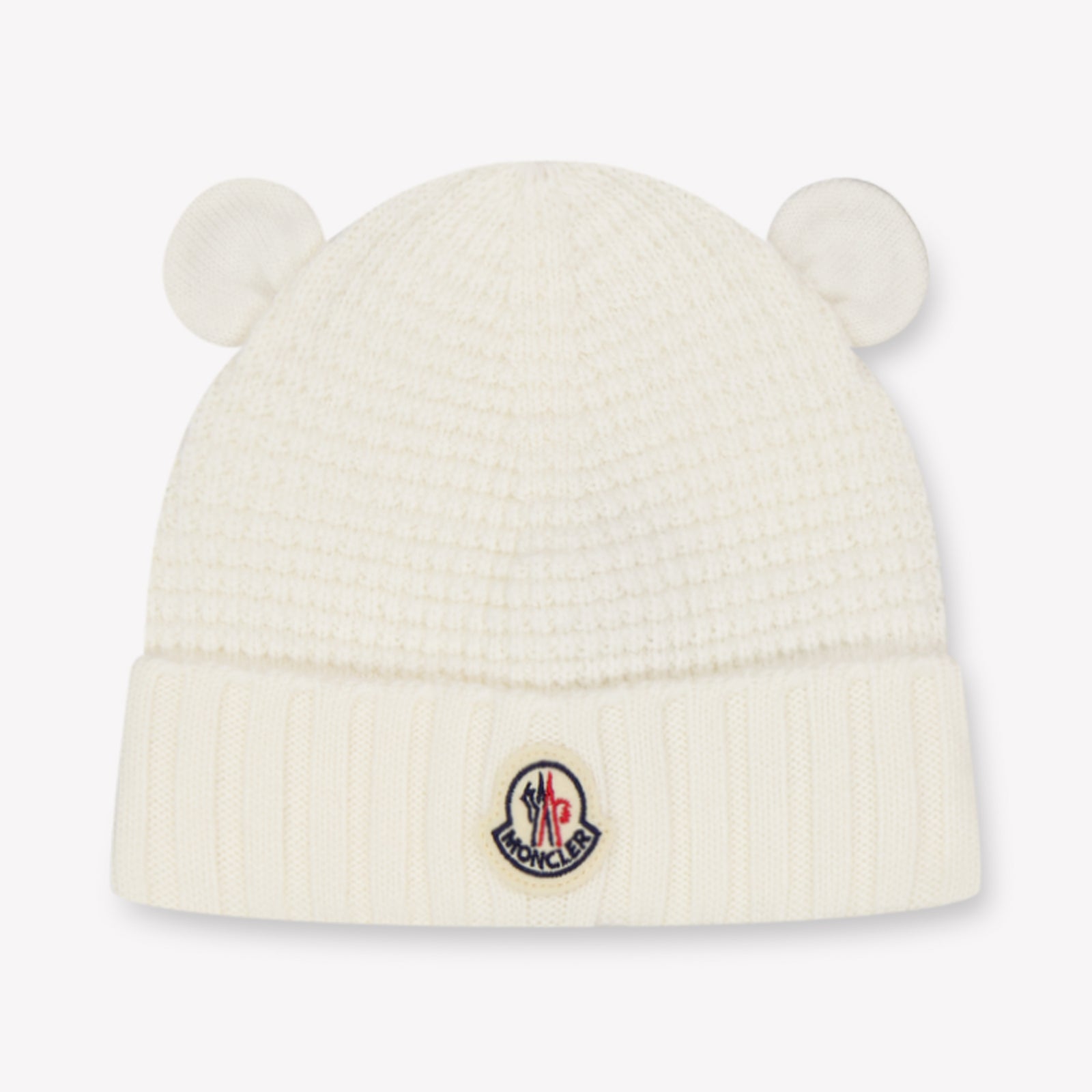 Moncler Baby Unisex Hat In White
