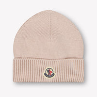 Moncler Baby Unisex Hat In Beige