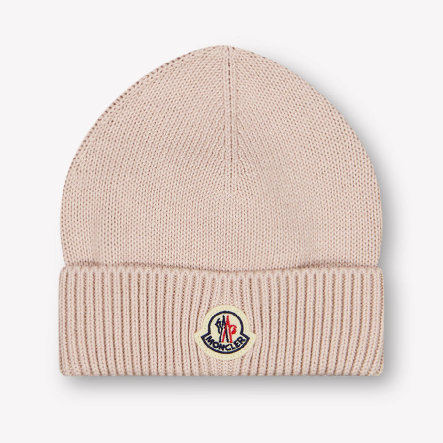 Moncler Baby Unisex Hat In Beige