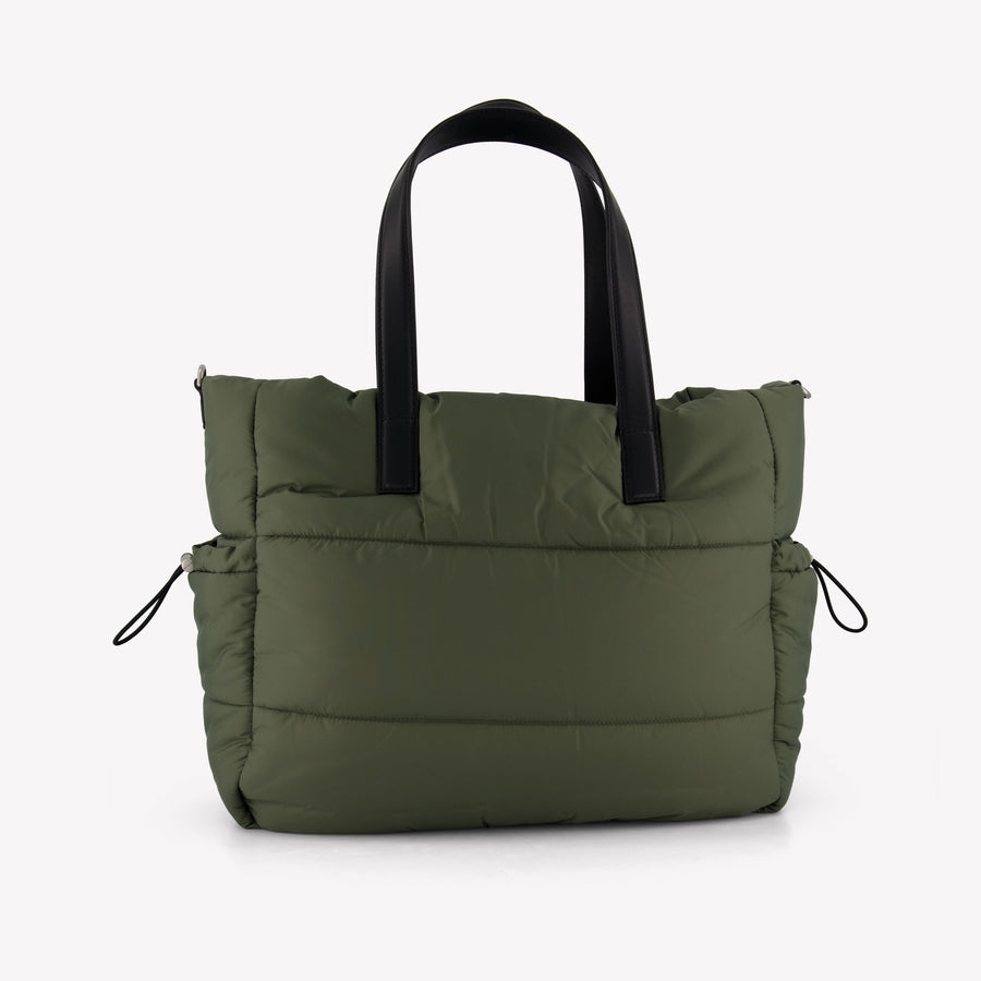 Moncler Baby Unisex Diaper Bag In Army