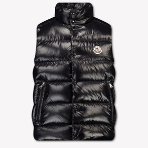 Moncler Tib Kids Boys Bodywarmer In Black