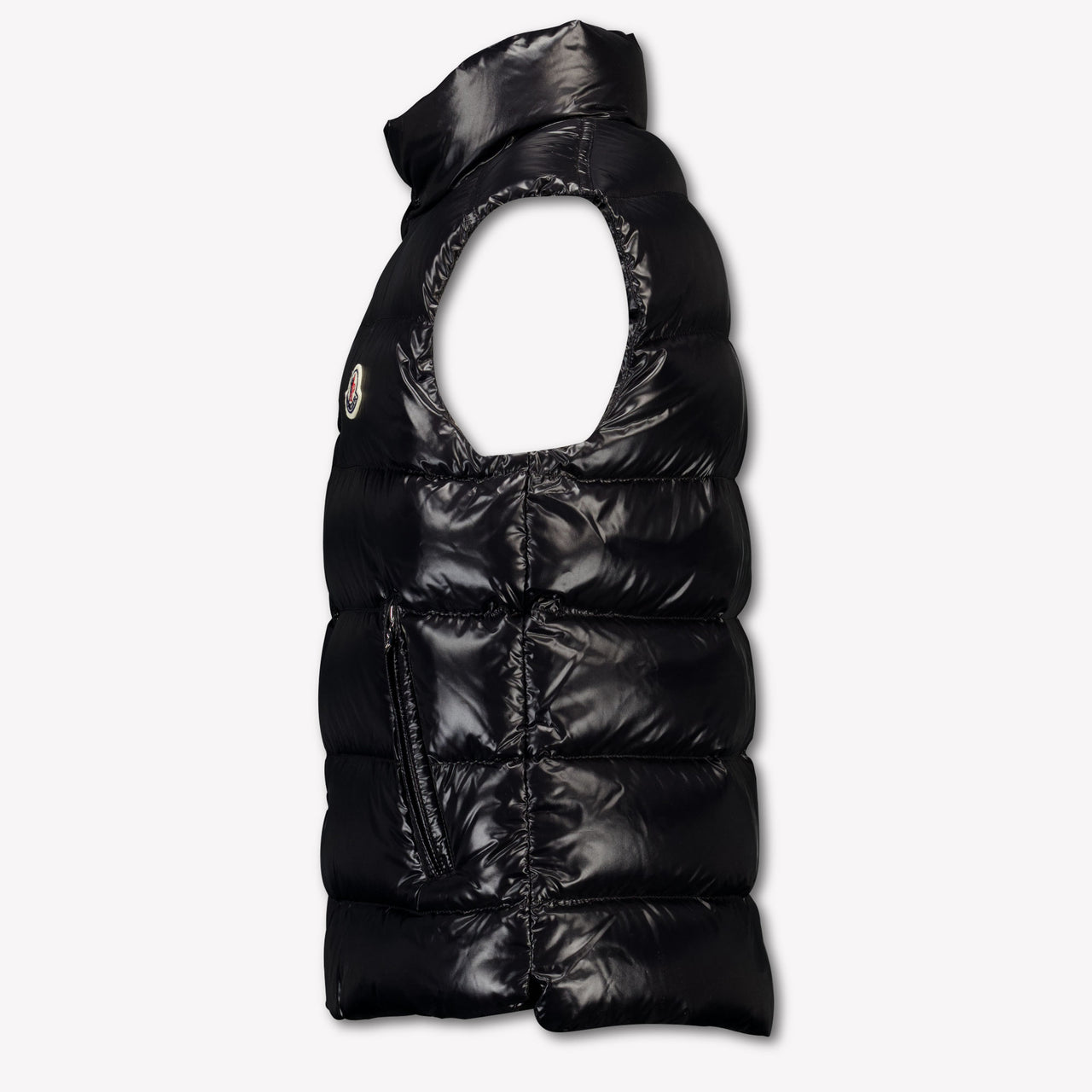 Moncler Tib Kids Boys Bodywarmer In Black
