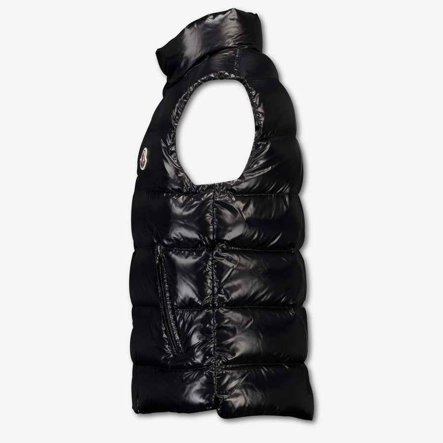 Moncler Tib Kids Boys Bodywarmer In Black