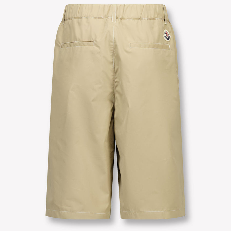 Moncler Kids Boys Shorts In Beige