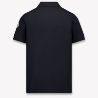 Moncler Kids Boys Polo In Black