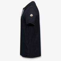 Moncler Kids Boys Polo In Black