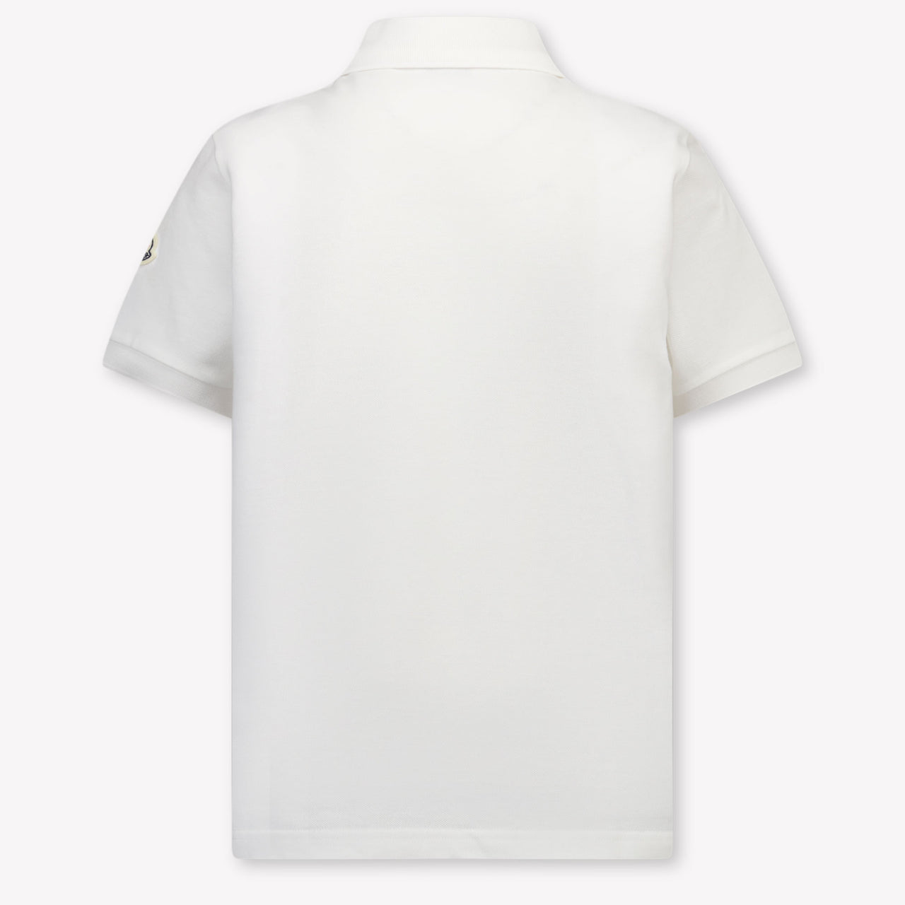 Moncler Kids Boys Polo In White