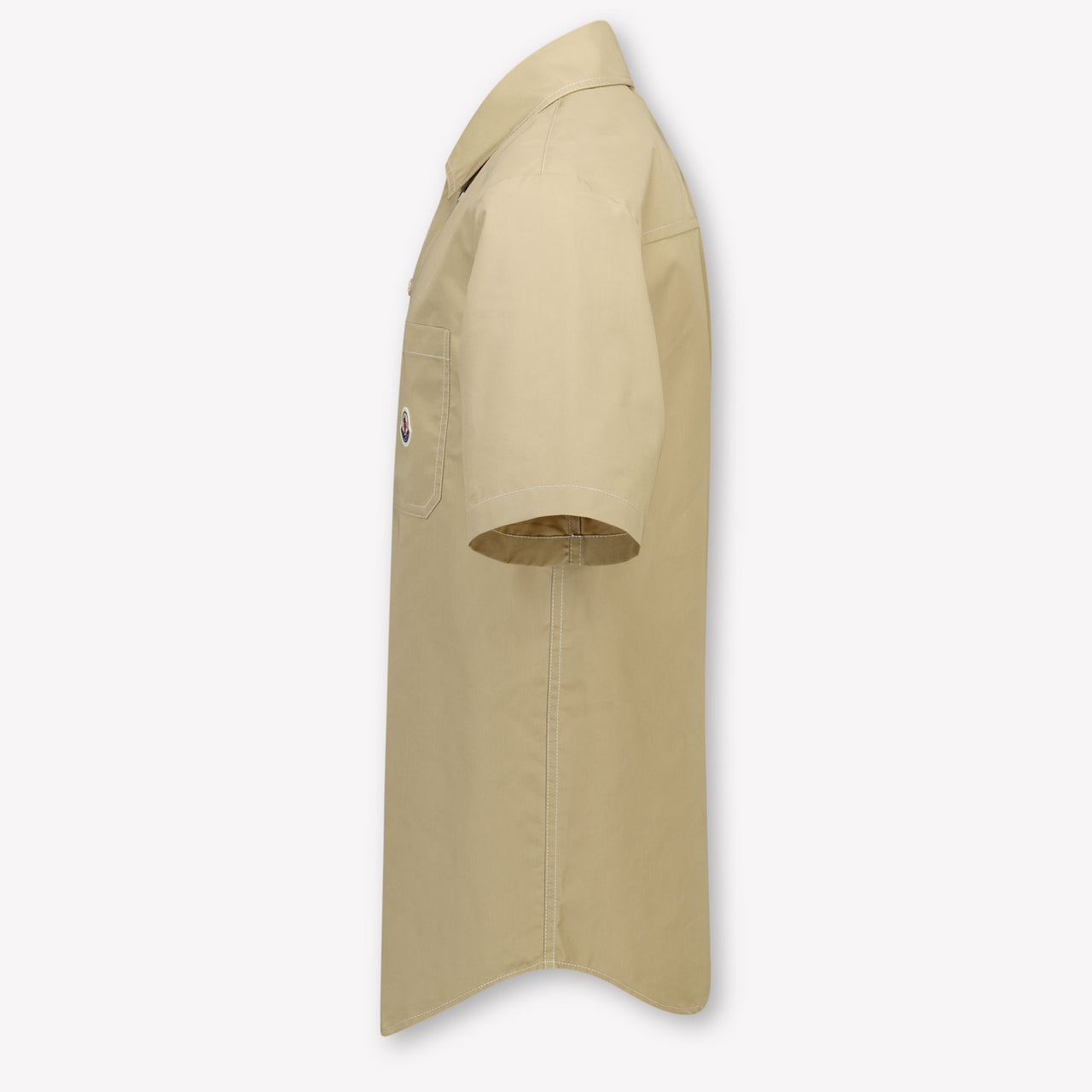 Moncler Kids Boys Blouse In Beige