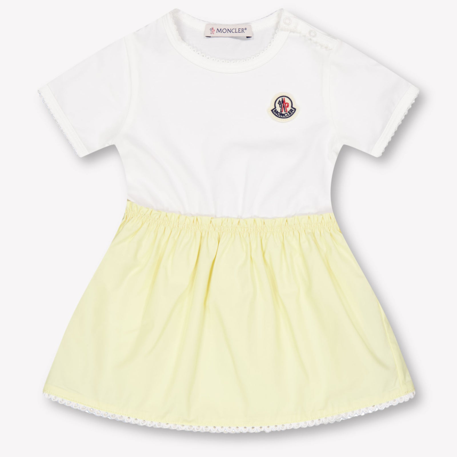 Moncler Baby Meisjes Jurk In Geel