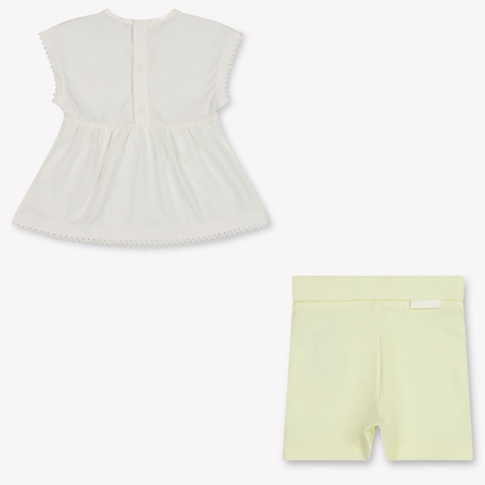 Moncler Baby Girls Set In Yellow