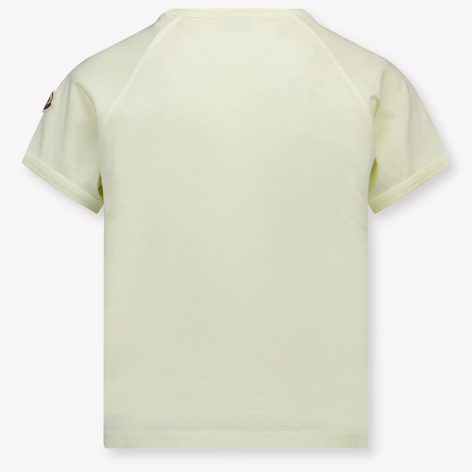 Moncler Kids Girls T-Shirt In Yellow