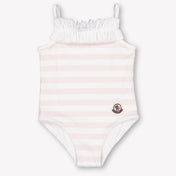 Moncler Baby Meisjes Zwemkleding In Licht Roze