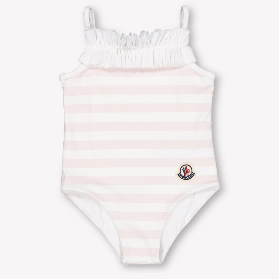 Moncler Baby Meisjes Zwemkleding In Licht Roze