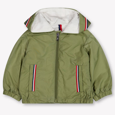 Moncler Granduc Baby Boys Summer jacket In Olive Green