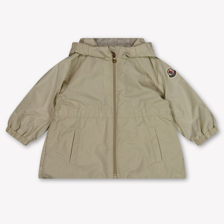 Moncler Wete Baby Girls Summer jacket In Beige
