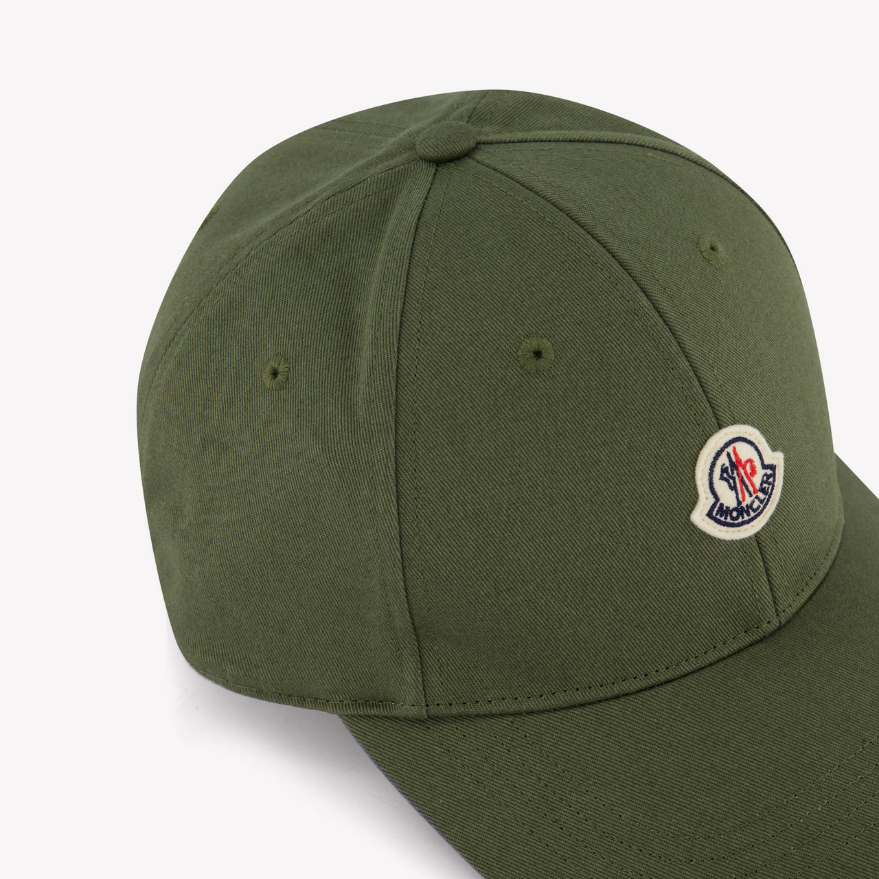 Moncler Kids Boys Cap In Olive Green