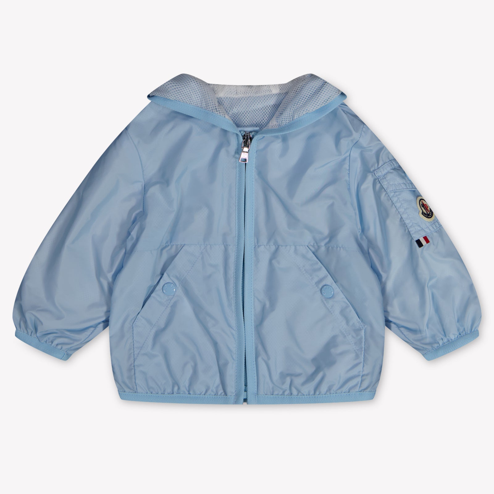 Moncler Songu Baby Boys Summer jacket In Light Blue