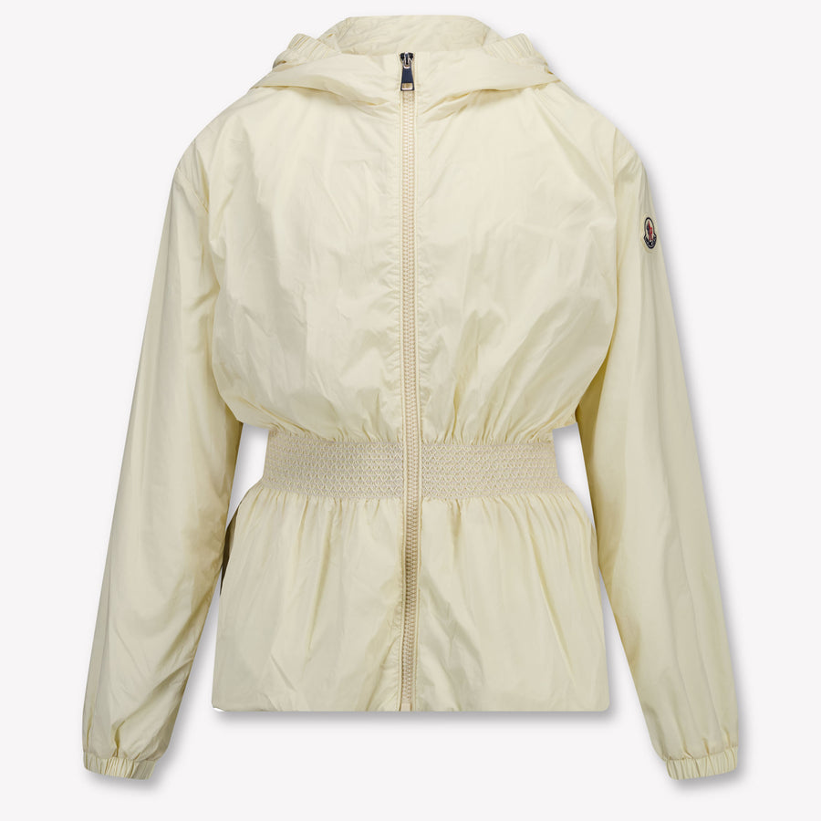 Moncler Liriope Kinder Meisjes Zomerjas in Creme