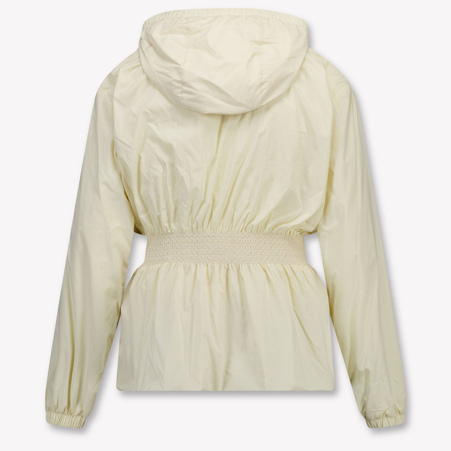 Moncler Liriope Kinder Meisjes Zomerjas in Creme