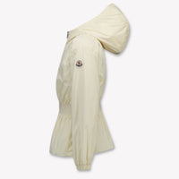 Moncler Liriope Kinder Meisjes Zomerjas in Creme