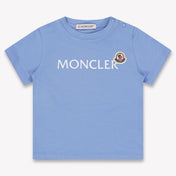 Moncler Baby Boys T-Shirt In Light Blue