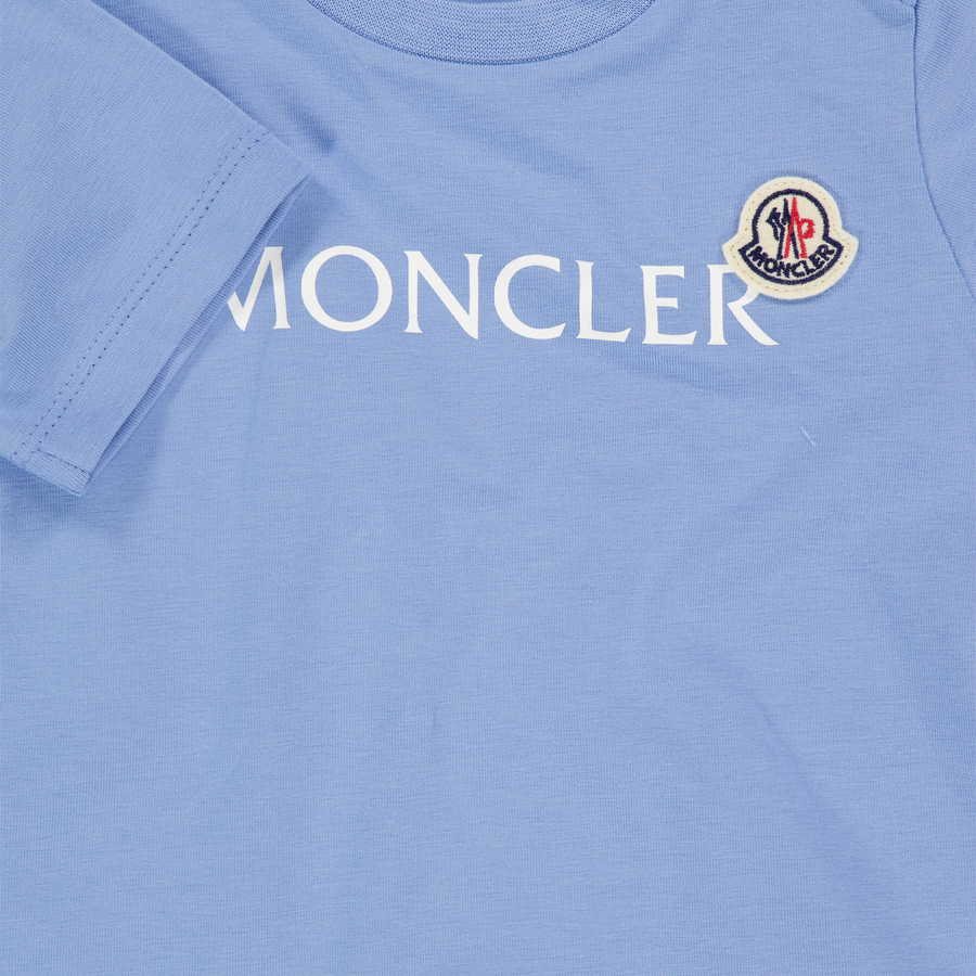 Moncler Baby Boys T-Shirt In Light Blue