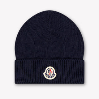 Moncler Baby Unisex Hat In Navy