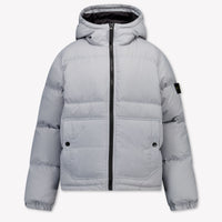 Stone Island Kids Boys Jackets In Light Gray