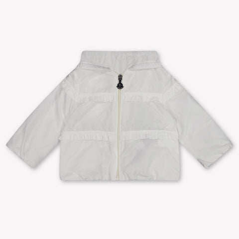 Moncler Hiti Baby Meisjes Zomerjas In Wit