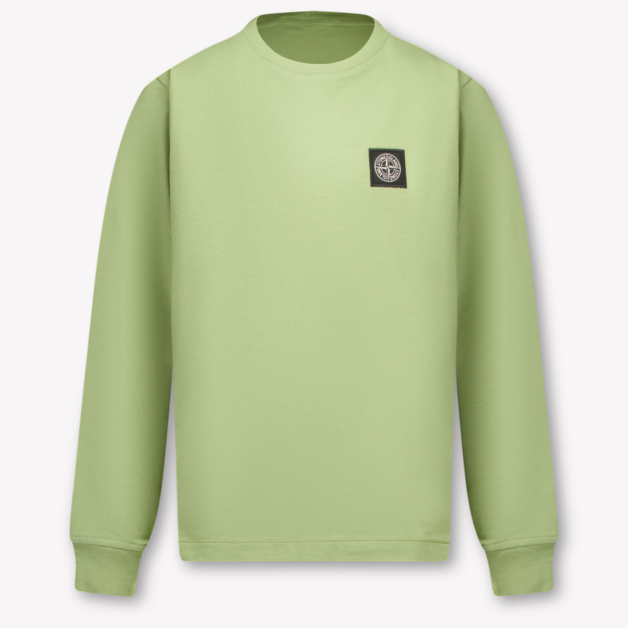 Stone Island Kinder Jongens T-Shirt In Olijf Groen