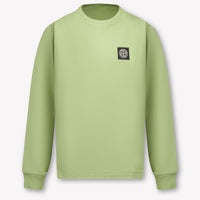 Stone Island Kinder Jongens T-Shirt In Olijf Groen