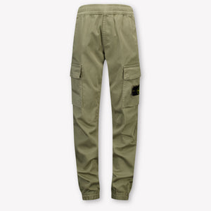 Stone Island Kids Boys Pants In Taupe