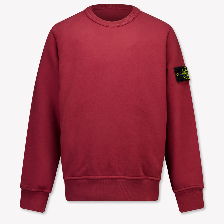 Stone Island Boys Sweater in Bordeaux