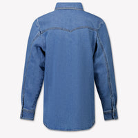 Moncler Kinder Jongens Blouse In Blauw
