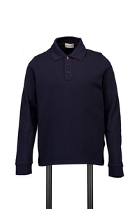 Moncler Kids Boys Polo In Navy