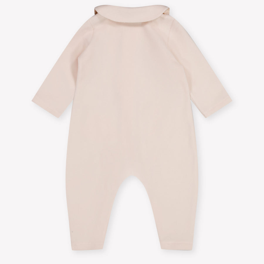 Moncler Baby Girls Playsuit In Light Pink