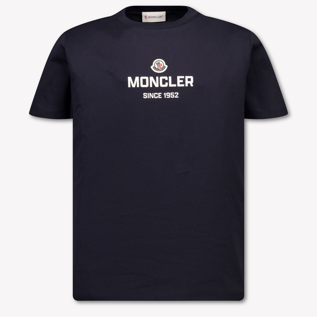 Moncler Kinder Jongens T-Shirt In Navy