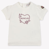 Moncler Baby Girls T-Shirt In White