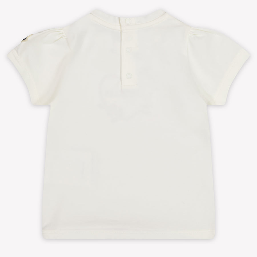 Moncler Baby Girls T-Shirt In White