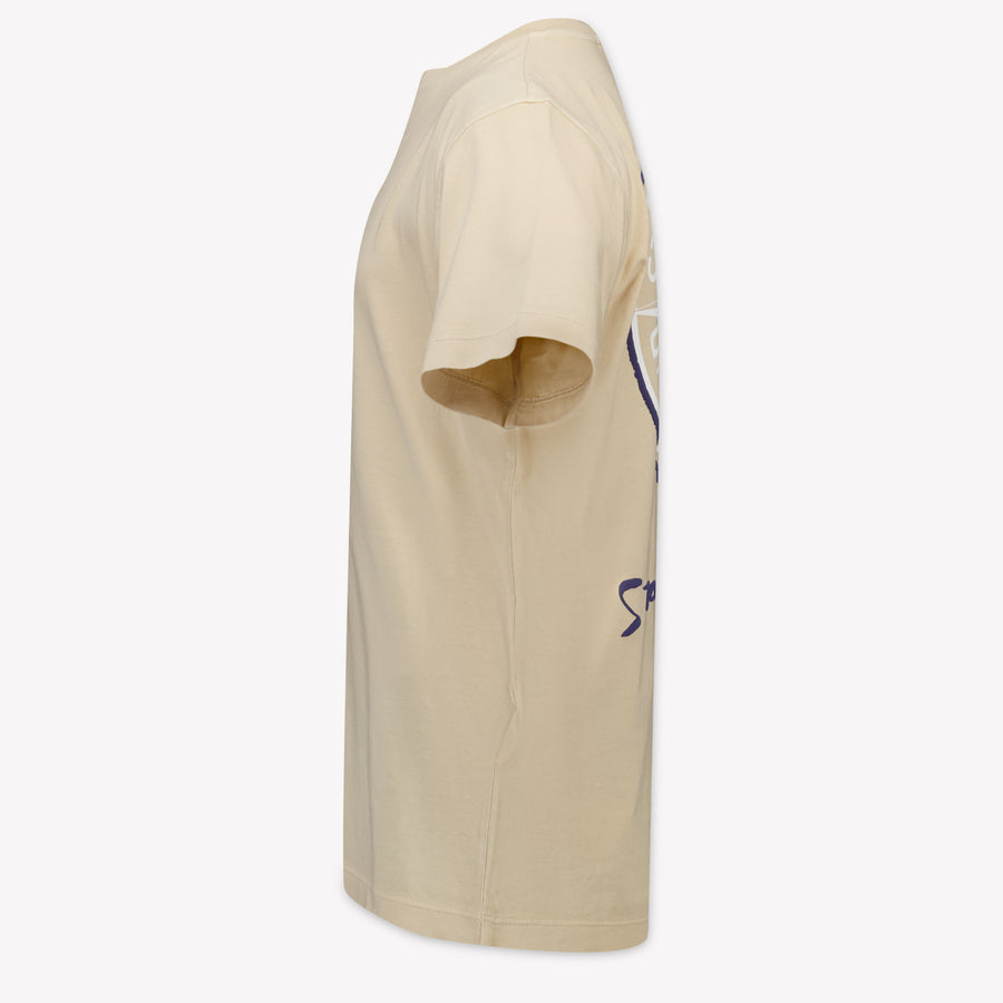 Stone Island Kids Boys T-Shirt In Beige