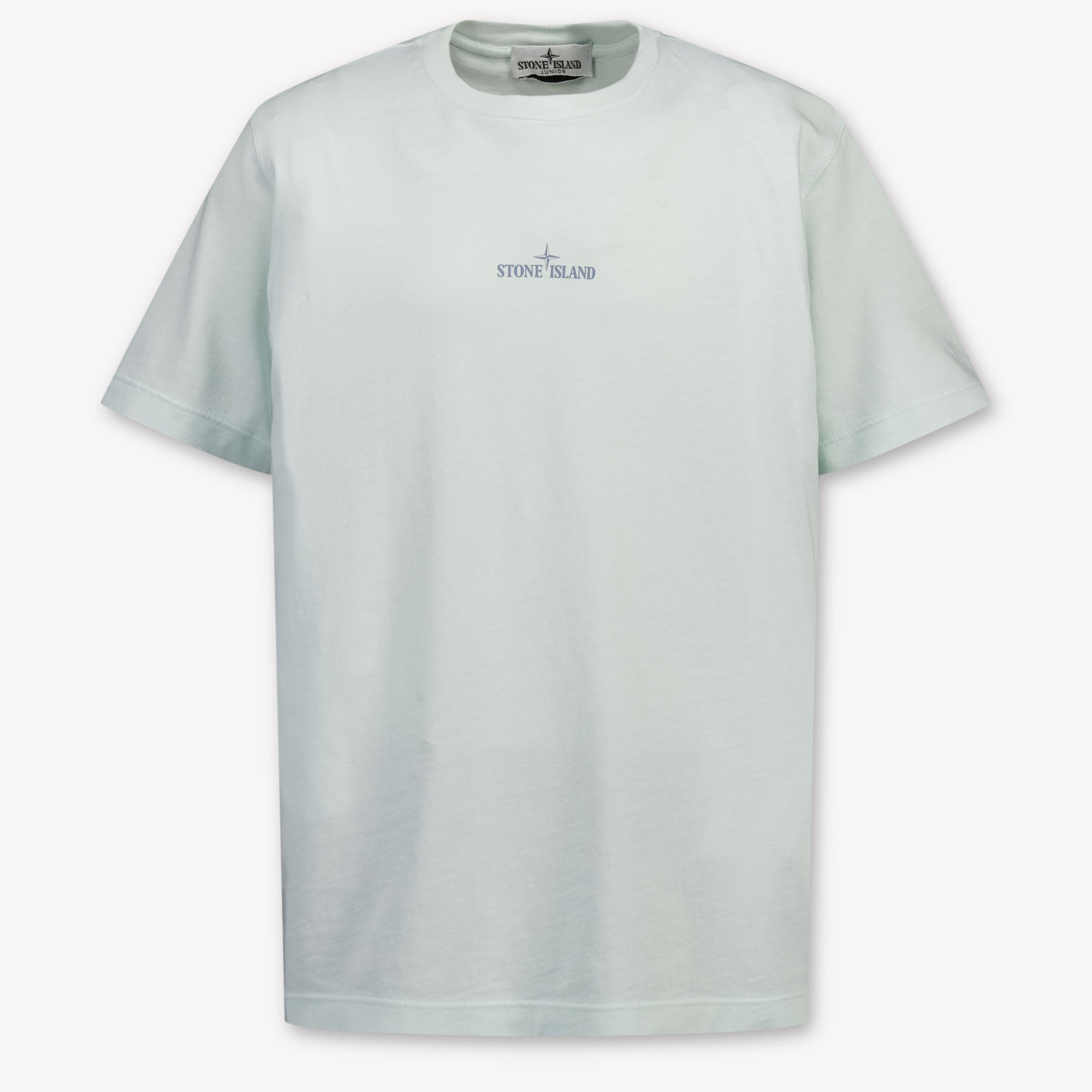 Stone Island Kinder Jongens T-Shirt In Blauw