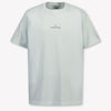 Stone Island Kinder Jongens T-Shirt In Blauw
