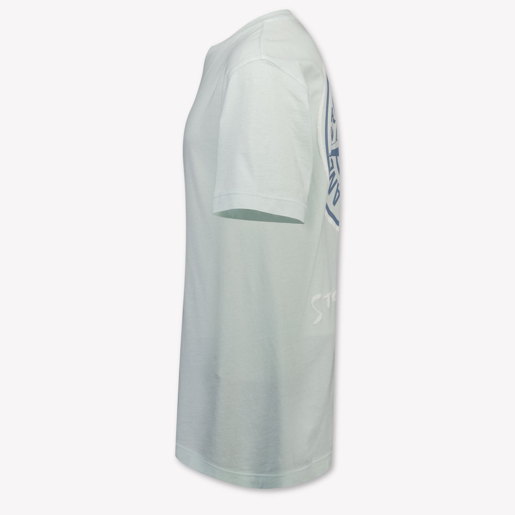 Stone Island Kinder Jongens T-Shirt In Blauw