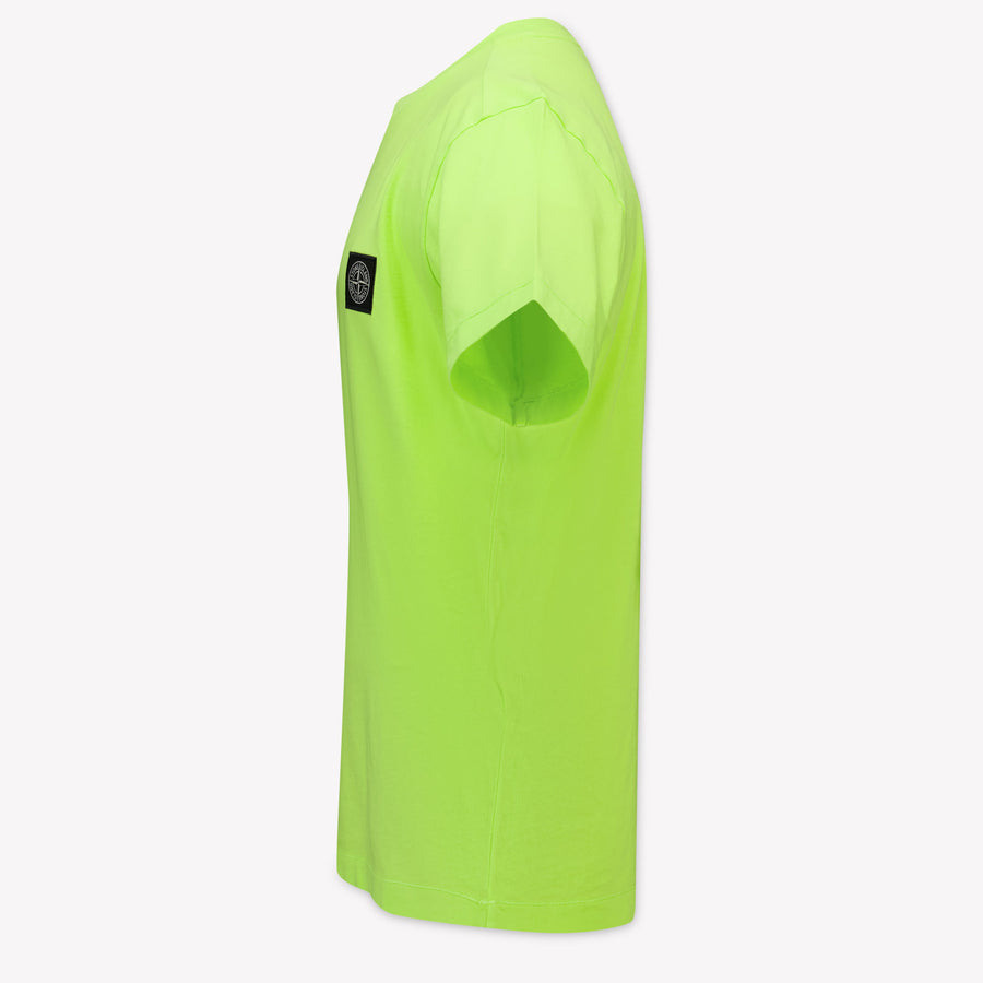 Stone Island Kids Boys T-Shirt In Lime