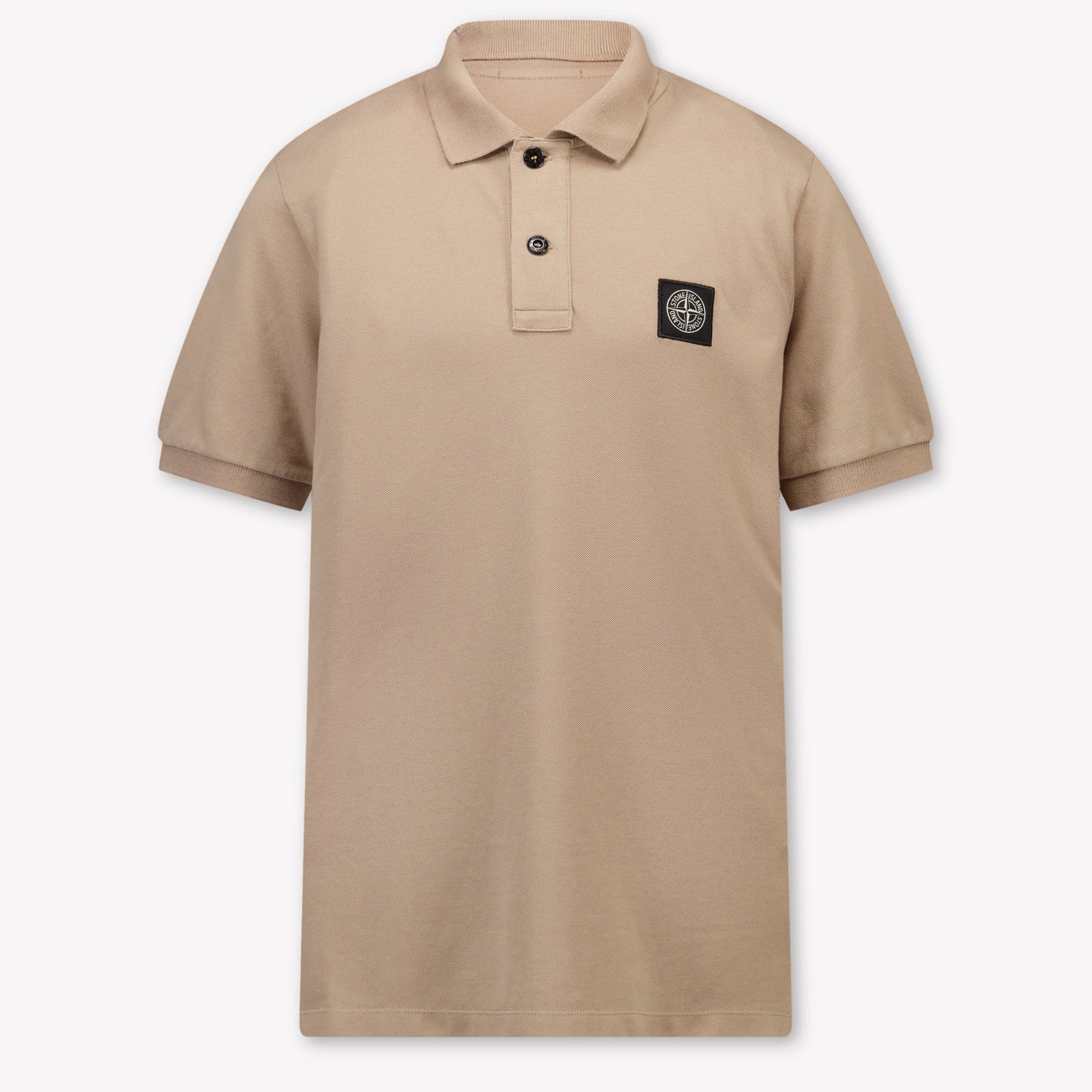 Stone Island Kids Boys Polo In Light Gray