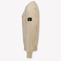 Stone Island Kids Boys Sweater In Beige