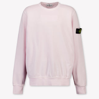 Stone Island Kids Boys Sweater In Pink