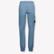 Stone Island Kids Boys Pants In Light Blue