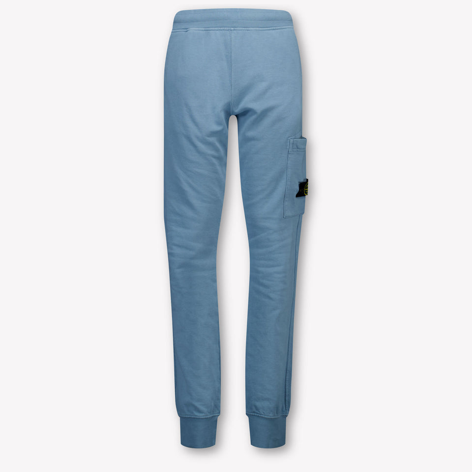 Stone Island Kids Boys Pants In Light Blue